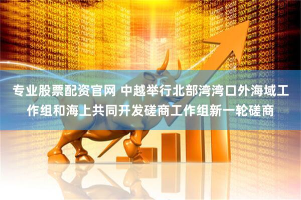 专业股票配资官网 中越举行北部湾湾口外海域工作组和海上共同开发磋商工作组新一轮磋商